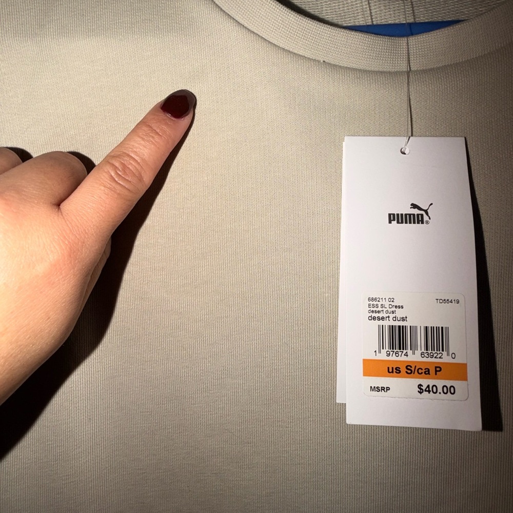 Puma Cream Mini Dress - Picture 6 of 6